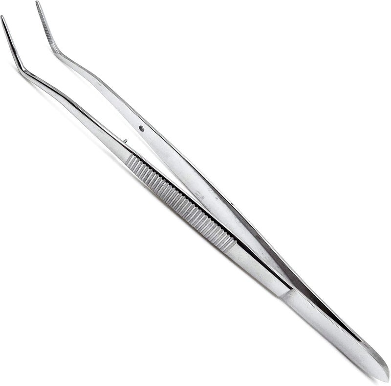 Premium Instruments 2 Pcs Dental Tweezer College and Foil/Meriam Serrated Beak Dressing Pliers Cotton Surgical Forcep Diagnostic Instruments - Image 3